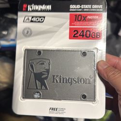 Kingston 240GB A400 SATA 3 2.5" Internal SSD SA400S37/240G - HDD Replacement for Increase Performance