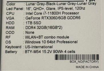 MSI Laptop Intel Core i7 NVIDIA GeForce RTX