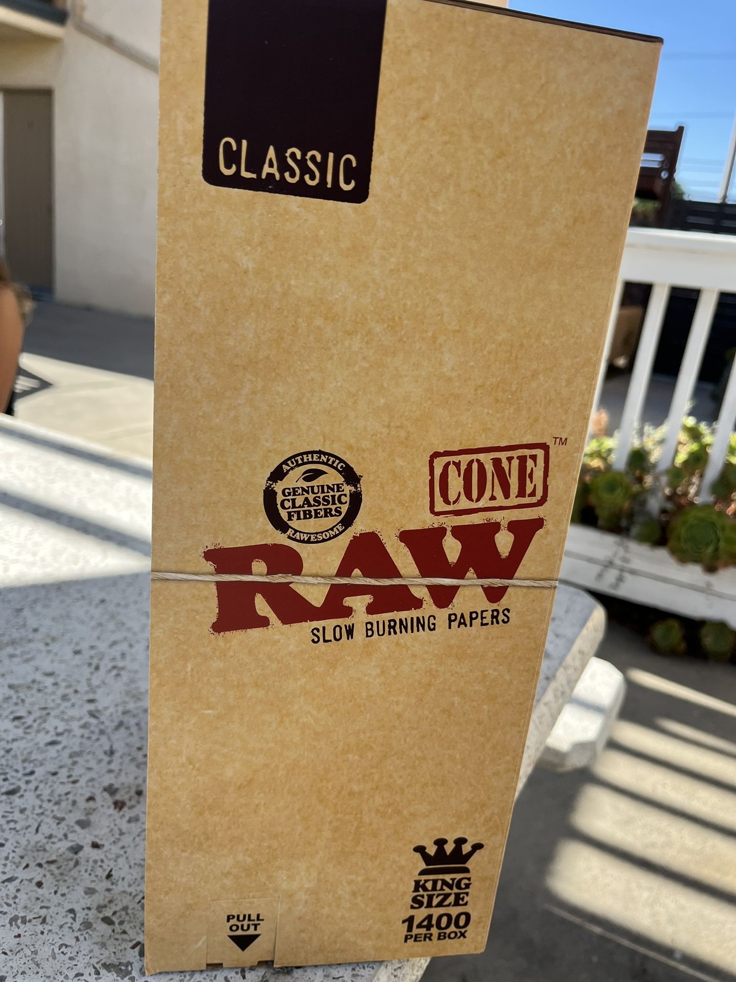 King Size Pk Of 1400 Raw Cones