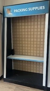 Retail Display Case With Lockable Security Grill