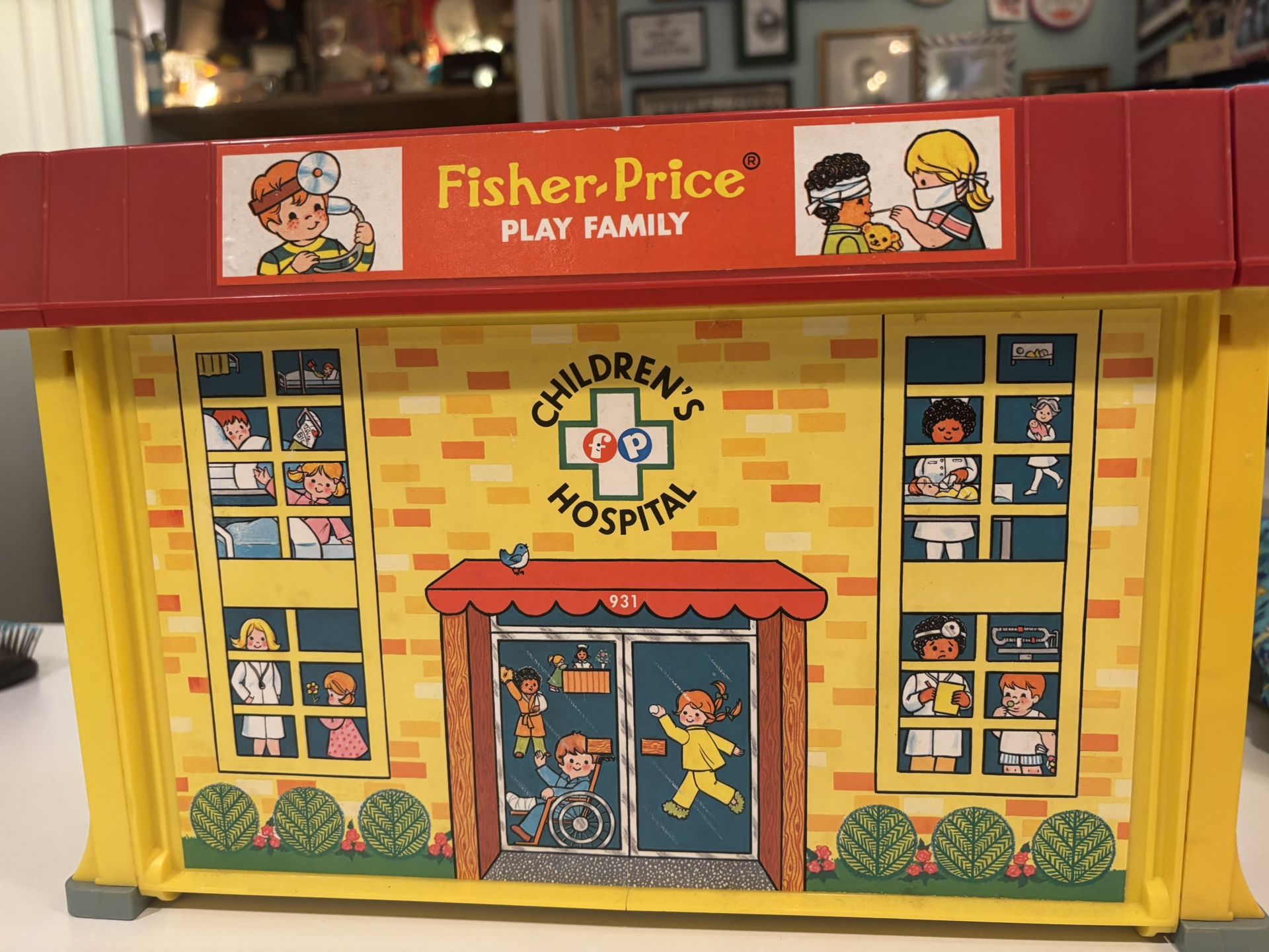 1976 Fisher Price Complete Vintage Children's Hospital
