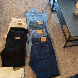 Mens jeans and shorts name brands 
