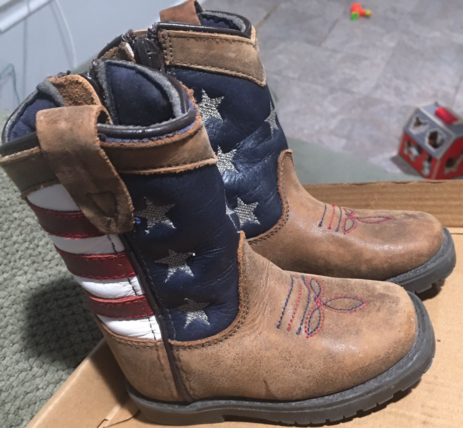 Boy’s Cowboy Leather Boots