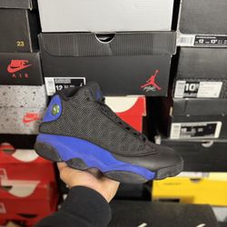Jordan Black Hyper Royal 13s size 9.5 USED But Clean 