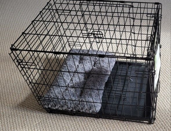 Pet Kennel With Bed!