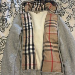 Burberry zip up