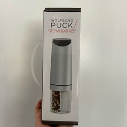 Wolfgang Puck 2-in-1 Gravity Salt and Pepper Mill