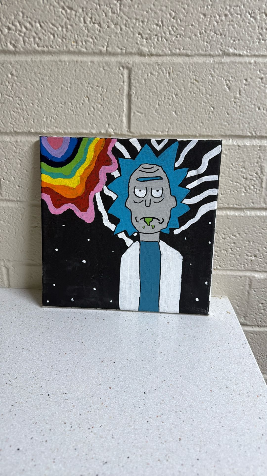 rick canvas painting