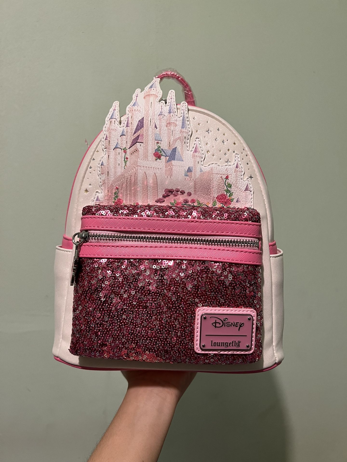 Loungefly Disney Exclusive Sleeping Beauty Castle With Sequins