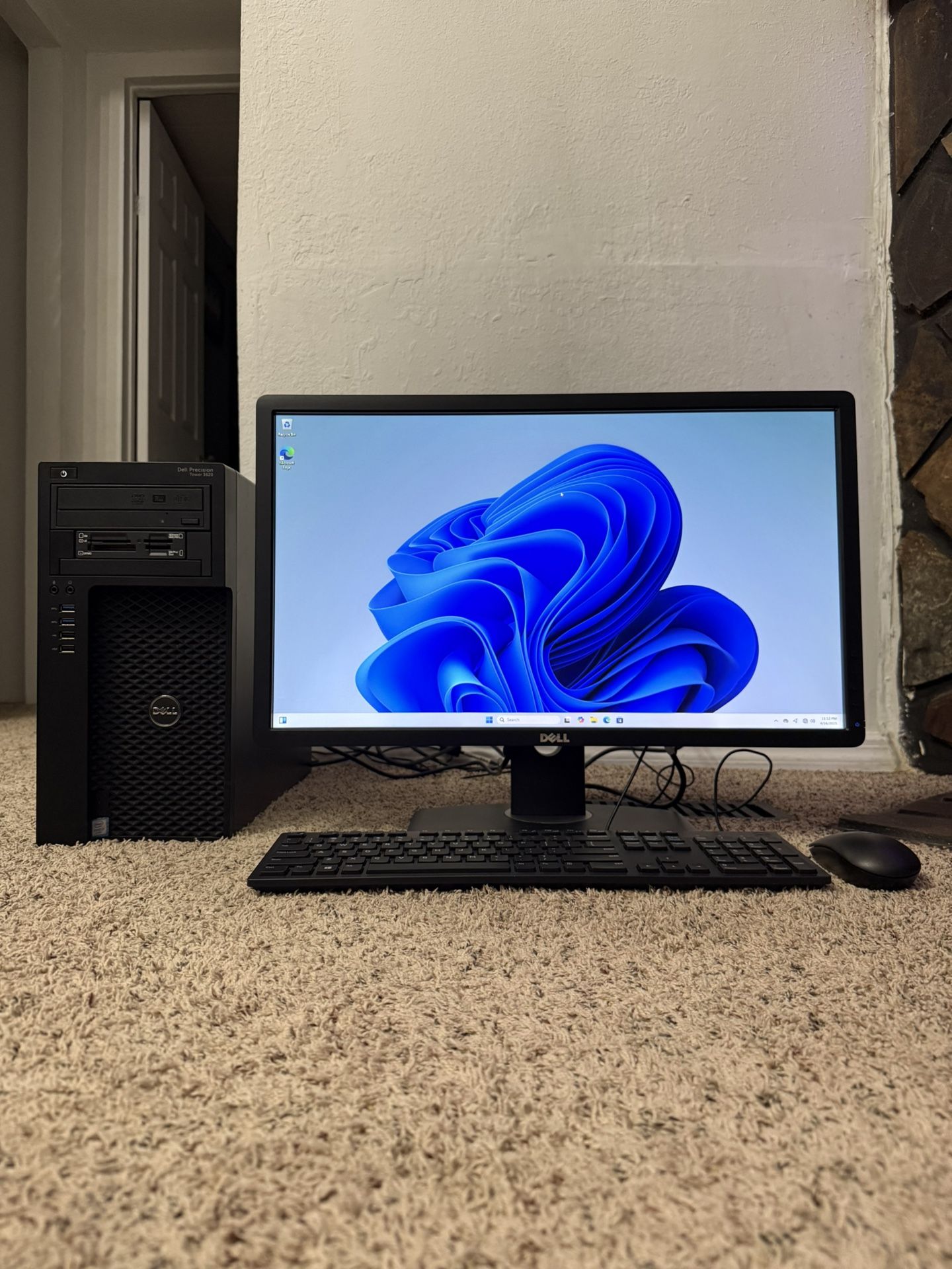 i7 Dell Precision Tower 3620 Desktop Computer System 32GB Memory 500GB SSD HDD