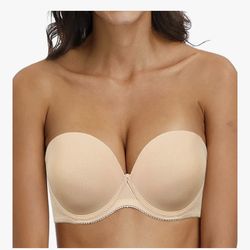 YANDW Strapless Convertible Pushup Bra Heavily Padded Lift Up Supportive Add Two Cup Multiway Tshirt Bras