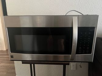 Kenmore Stainless Steel over the range   Microwave – Works Great