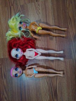 Rainbow High Ruby Anderson Sunny Madison Nude Articulated Doll Lot SEND OFFERS