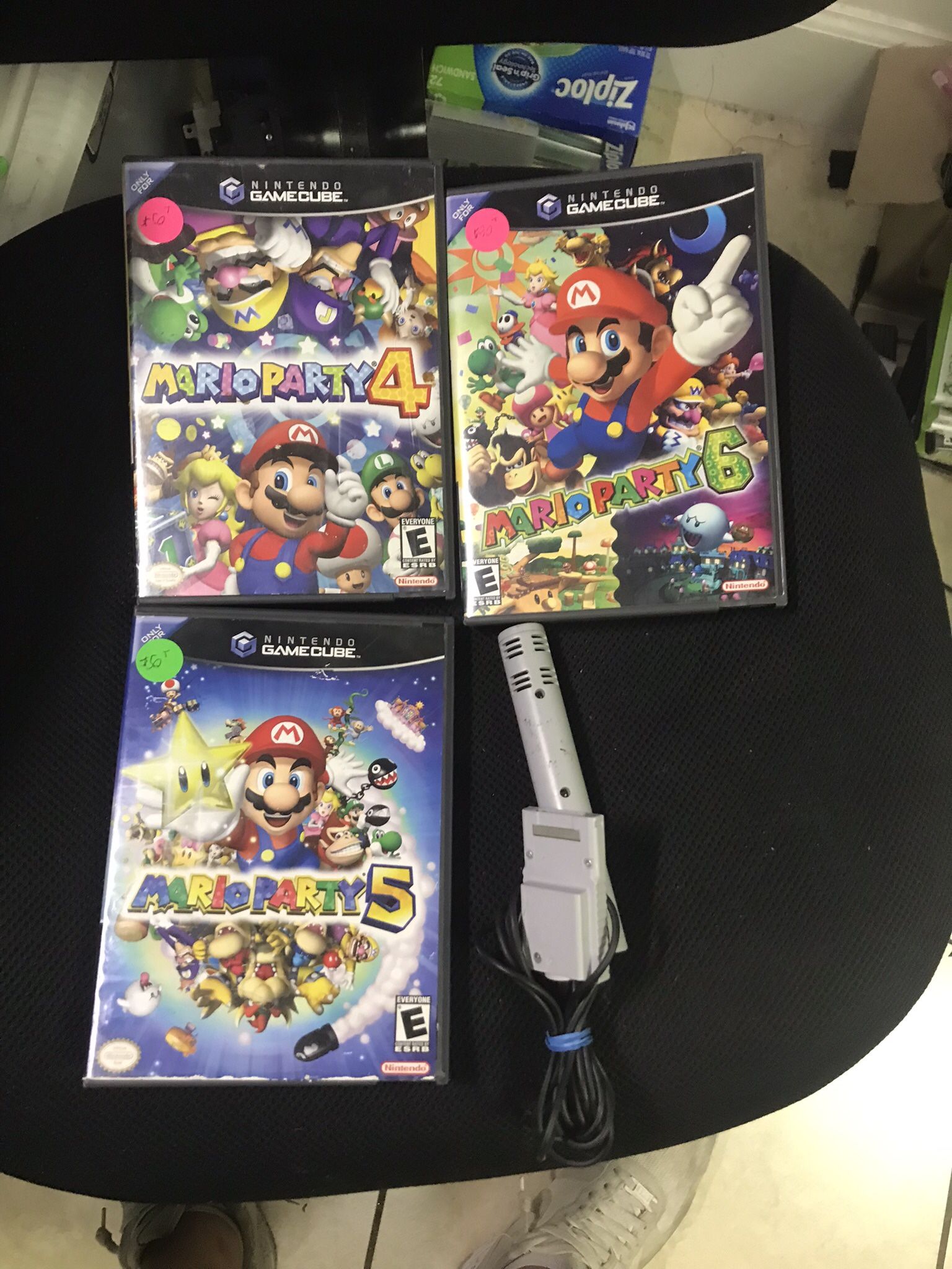Mario Party 4, 5, 6 And Microphone
