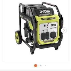 RYOBI 4000-Watt Recoil Start Gasoline Powered Digital Inverter Generator with CO Shutdown