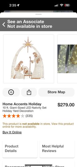 10ft Outdoor Nativity Set 