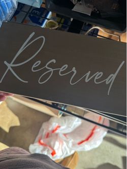 Wedding Reservation signs (4)