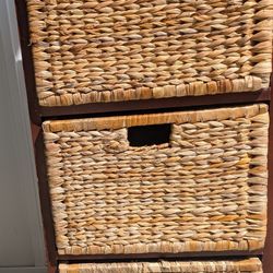 Wicker Storage Dresser