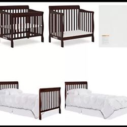 FREE:  4 In 1 Crib Bed