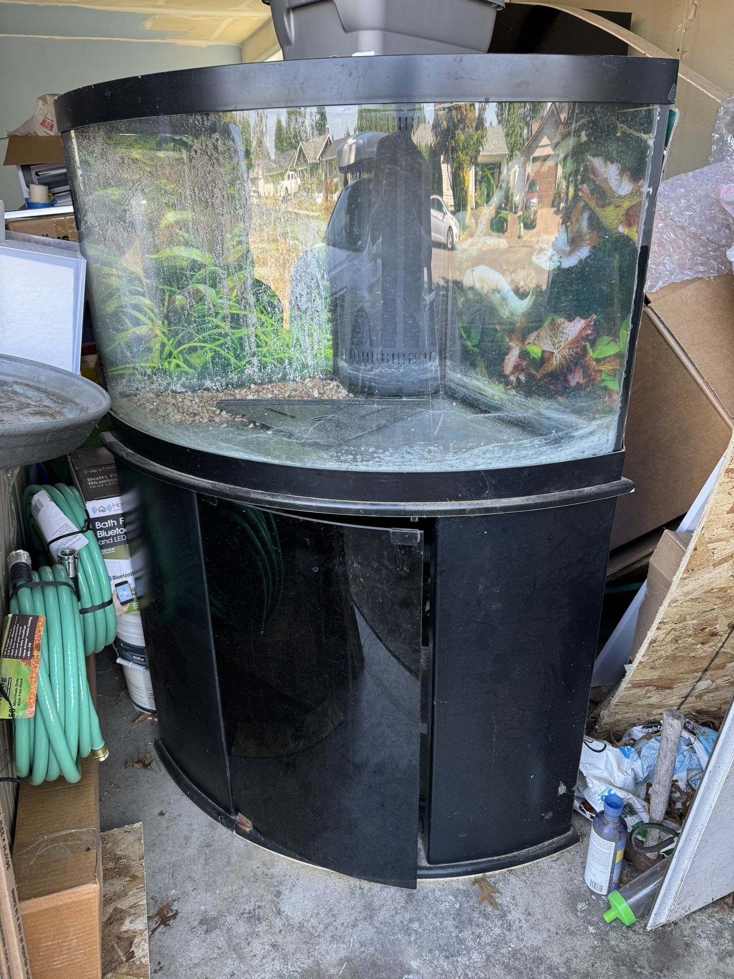 75 Gallon Corner Fish Tank Aquarium