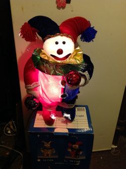 Fiber optic mardi gras holiday light