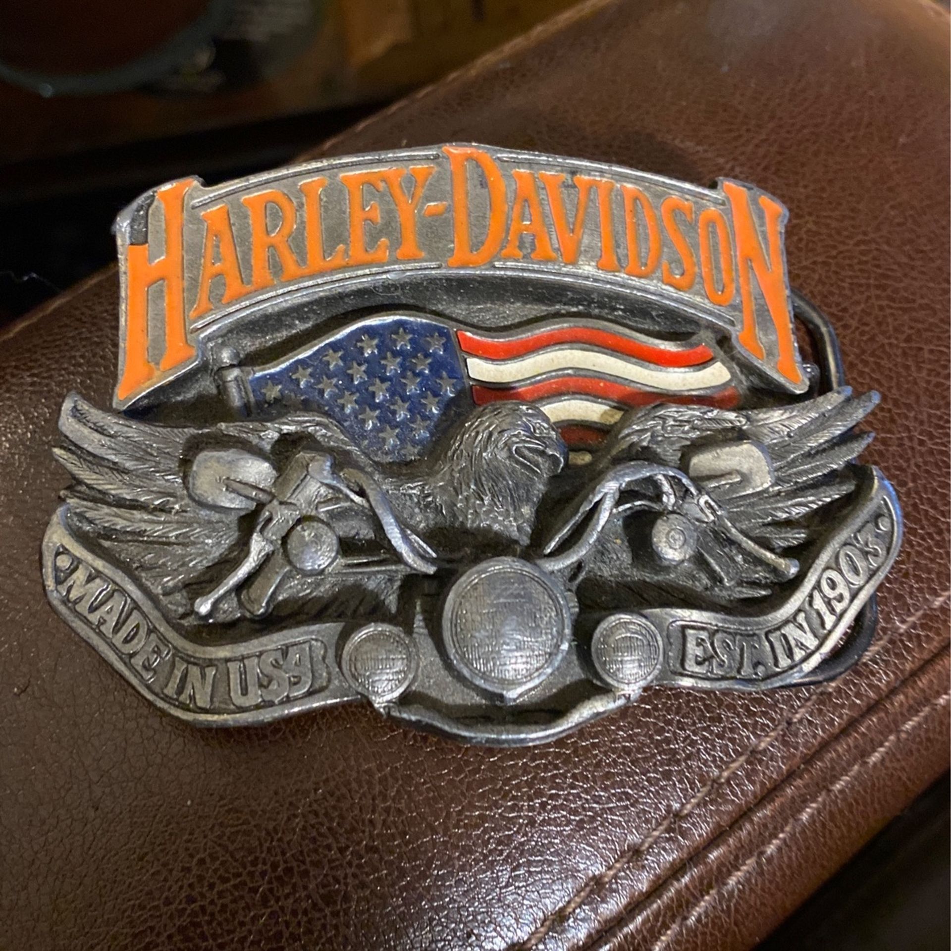 Harley Davidson Belt Buckle.