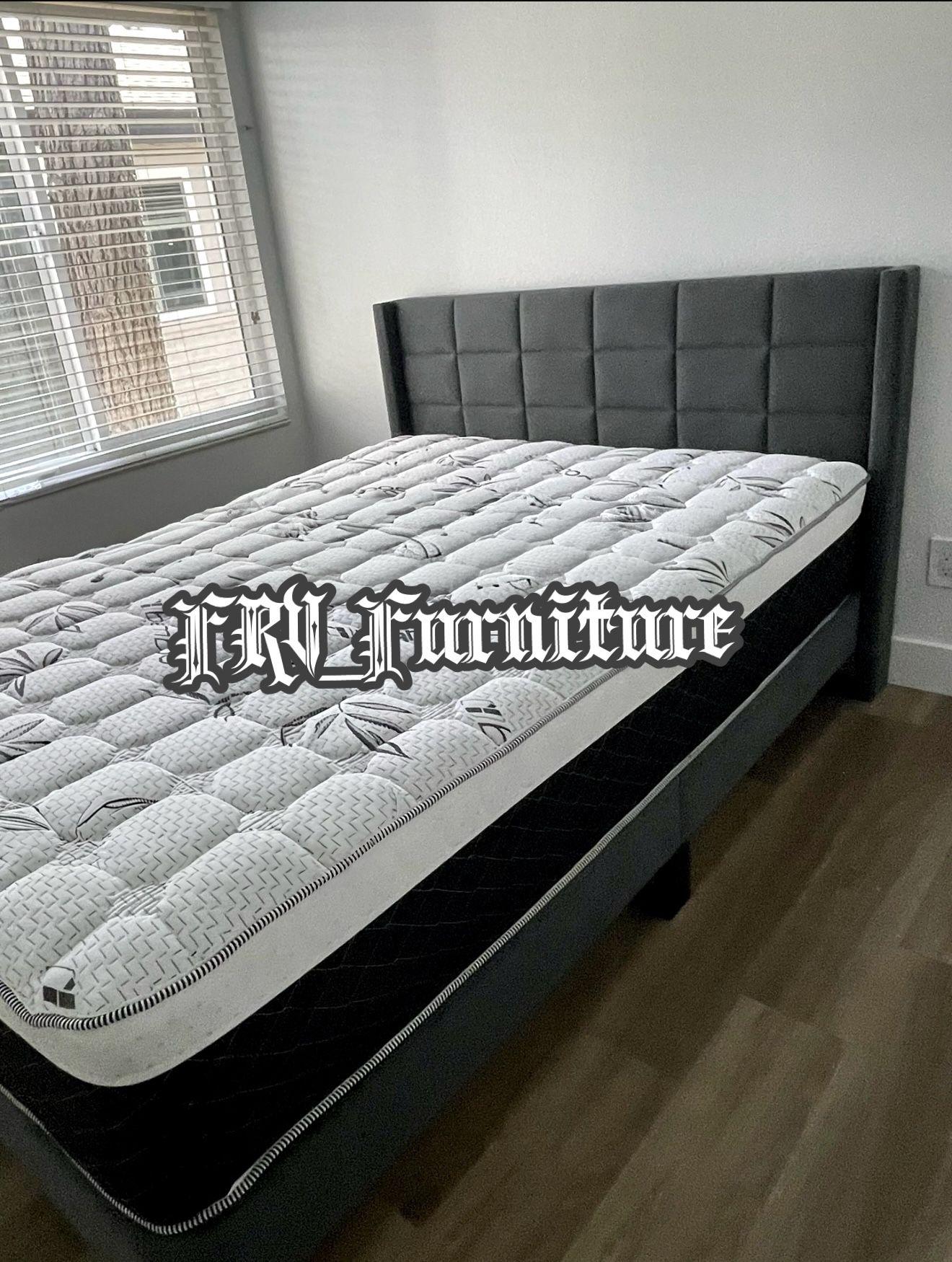 New Queen Bed Frame With Mattress 