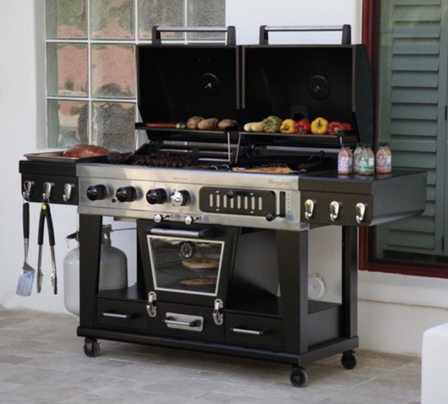 Barbecue Pit Boss Memphis Ultimate Memphis Ultimate Combo Grill