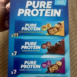 Pure Protein Bars 25 Count Variety