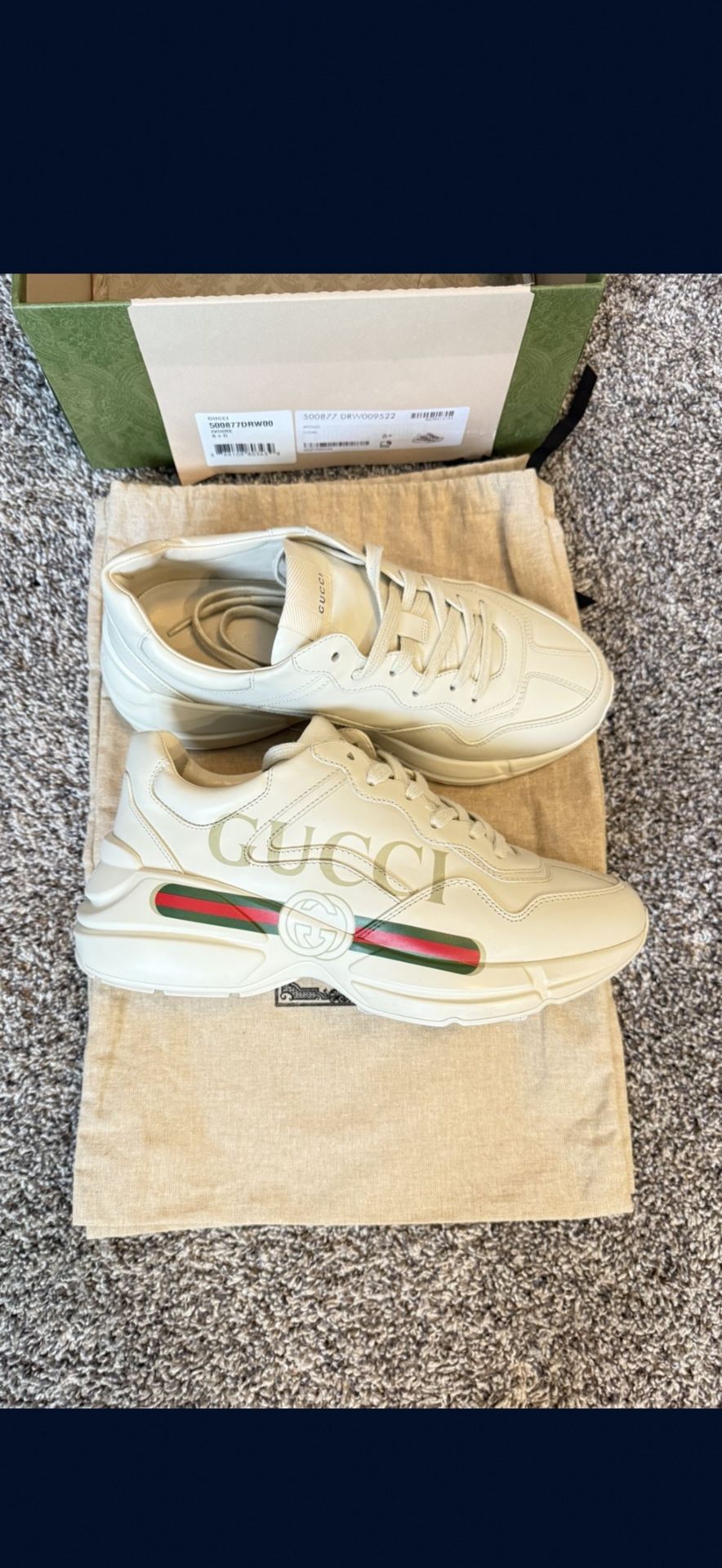 Gucci Designer Sneakers - Men’s 7 / Women’s 8.5