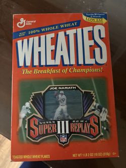Wheaties - Super Bowl 3, Joe Namath