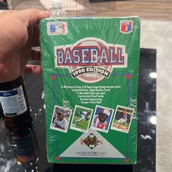 1990 Upper Deck, Baseball Card Box