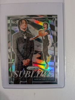 2024 prizm Stephon Castle SUBLIME