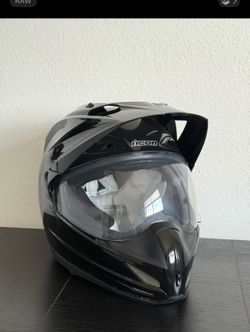 Icon Variant Black Motorcycle Helmet SZ M