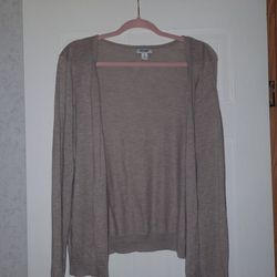 Old Navy Cozy Tan Gray Cardigan Sweater - Tan Grey - Women’s Size XL