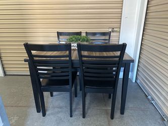 Table and 4 chairs
