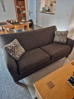 Brown fabric Sofa