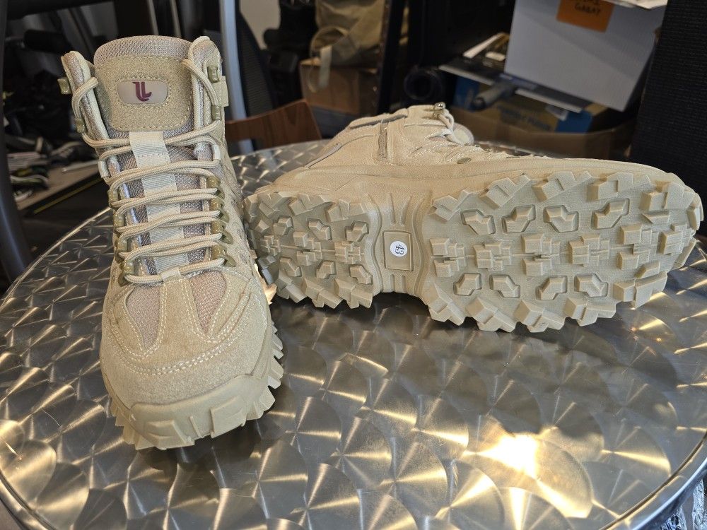 Men's High Top Tactical Outdoor Boots Lightweight Military Boots