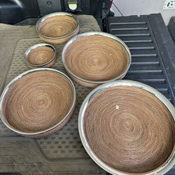 Pine Needle Basket Set