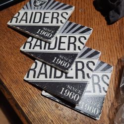 Las Vegas/Oakland Raiders Stone Coaster Set (4 pc)