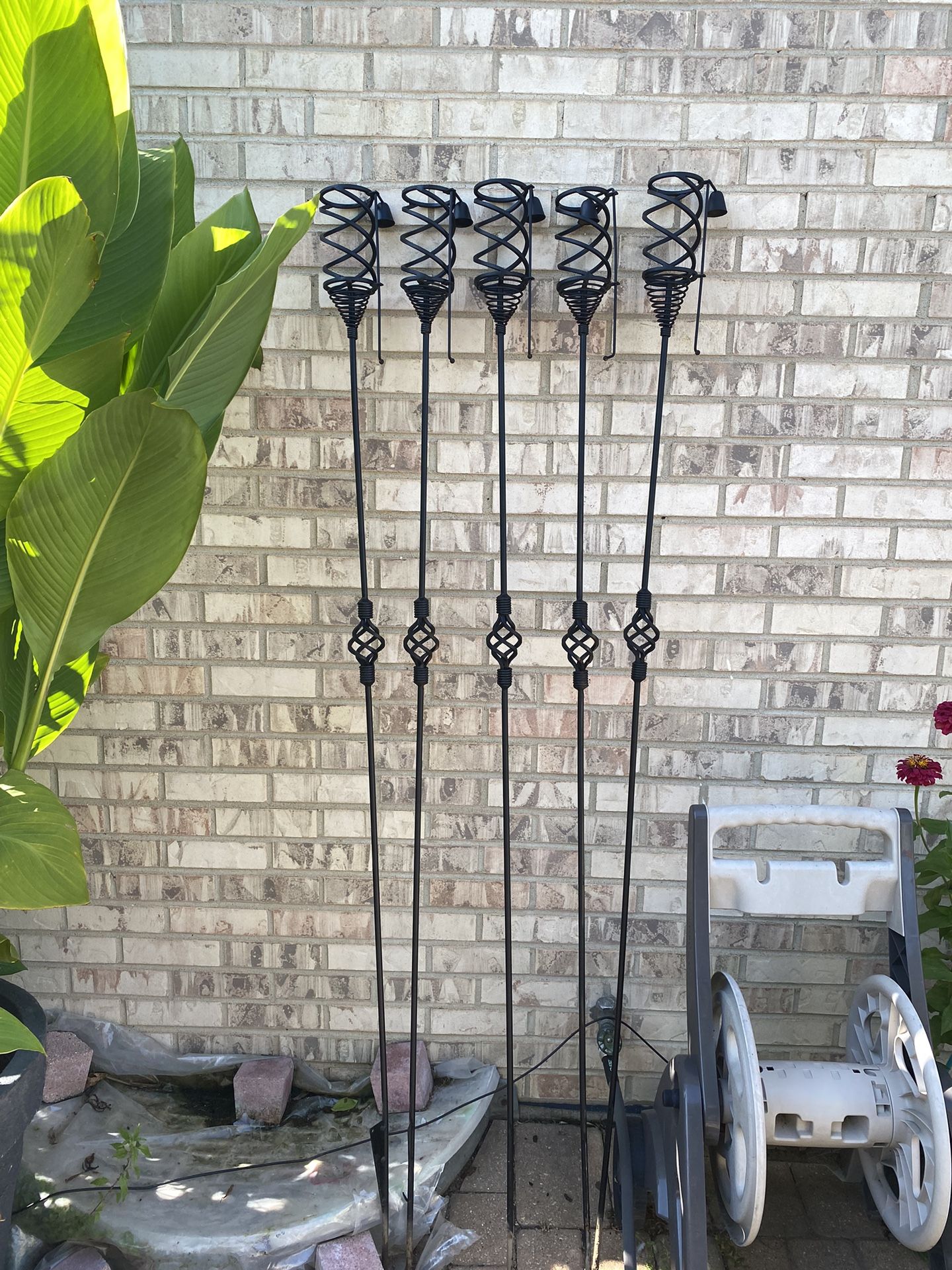 Metal Tiki Torch Holders