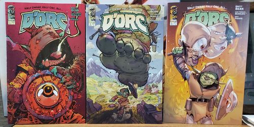 D'orc 1, 2, 3, 4 All B Covers First Print