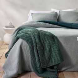 Chunky Knit Bed Blanket - Casaluna