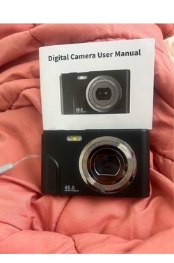 Black Digital Point-and-Shoot Camera - 48MP