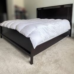King Bed Frame - Espresso 