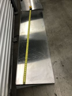 Stainless steel shelf