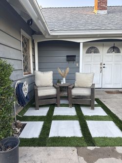 Solid Wood 2 Piece Chairs