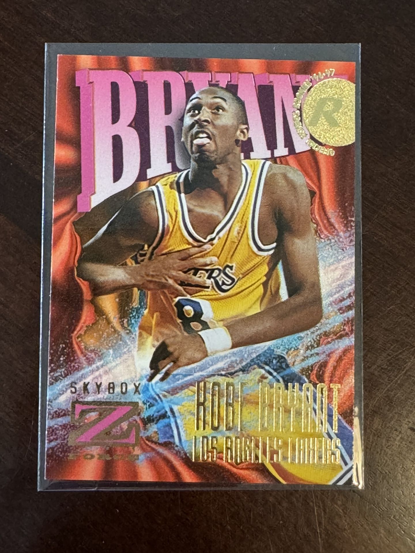 1996 Kobe Bryant Skybox Z Force Rookies #142 LA Lakers
