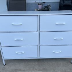 Wide Dresser With 6 Drawers