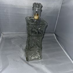 Vintage Glass Liquor Decanter 